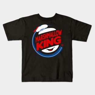 Marshmallow King 80's Ghost Paranormal Movie Fast Food Logo Parody Kids T-Shirt